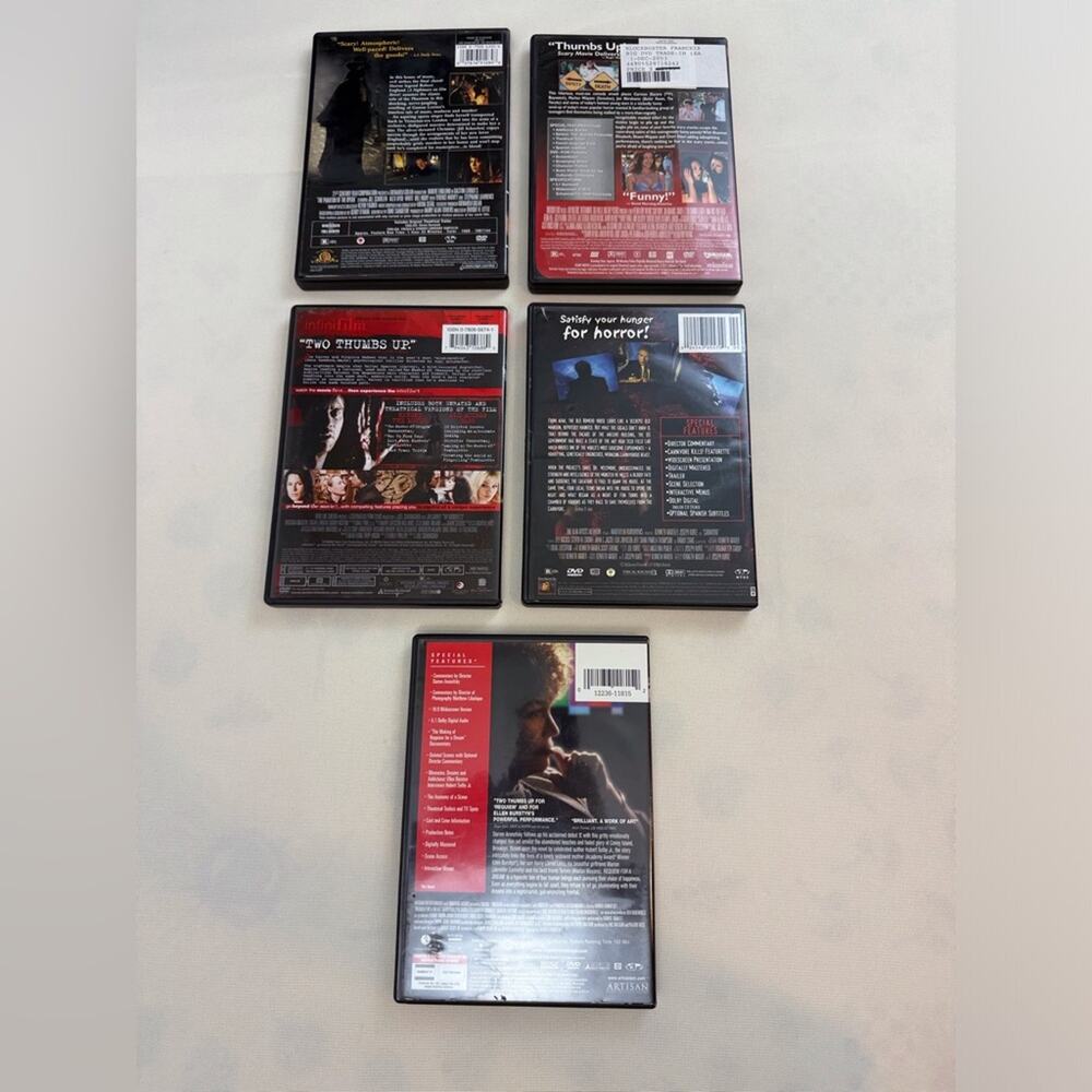 Set of 5 DVDs Thriller Suspense Horror - Picture 11 of 16